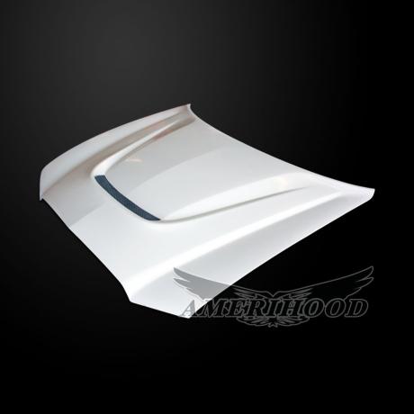 Amerihood Fiberglass SRT Style Hood 11-14 Dodge Charger - Click Image to Close